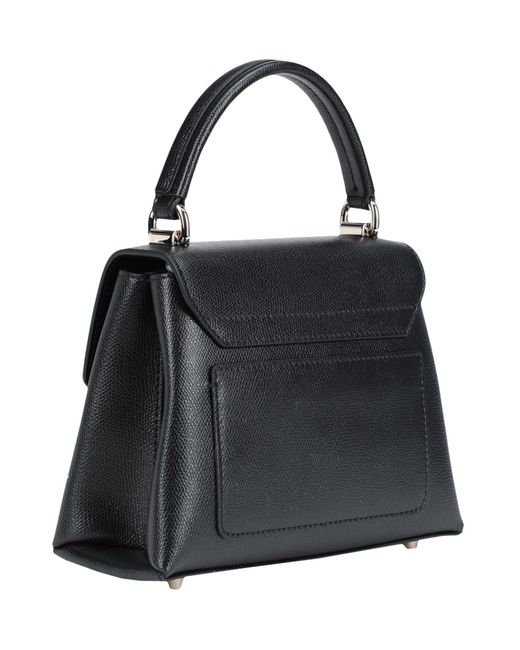 Furla Black 1927 Mini Top Handle -- Handbag Soft Leather