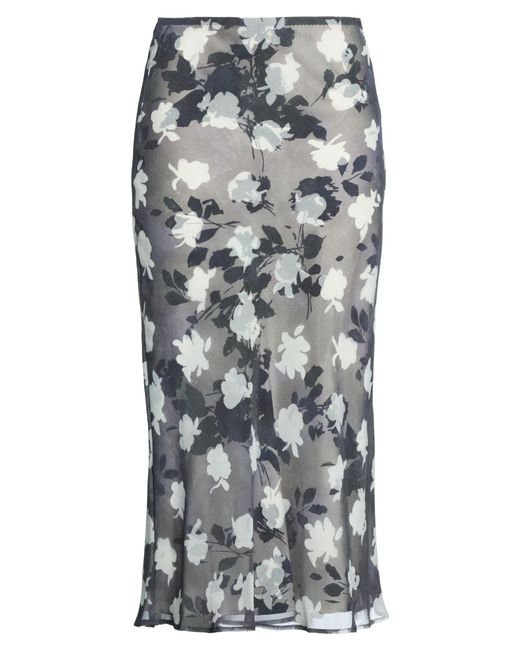 MAX&Co. Gray Midi Skirt