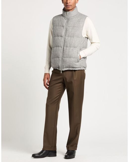 Chompa Sin Mangas Lardini de hombre de color Gray