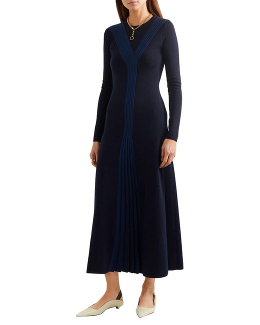 Gabriela Hearst Blue Maxi Dress
