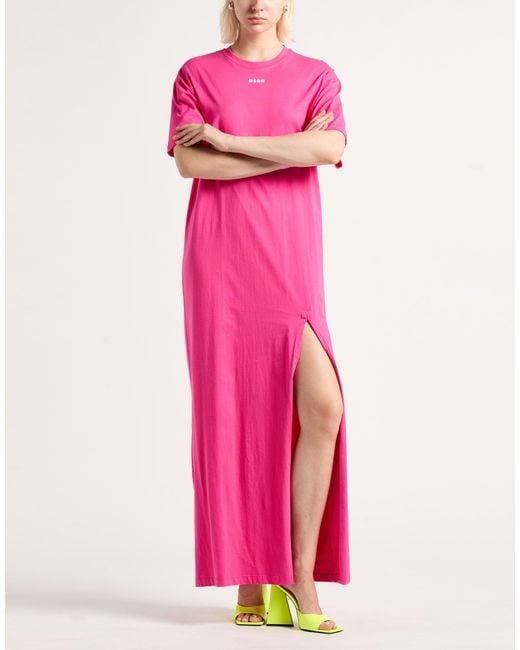 MSGM Pink Maxi Dresses