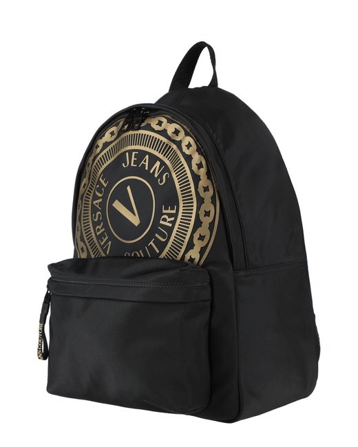 Mochila Versace Jeans Couture de Tejido sintético de color Negro para  hombre | Lyst