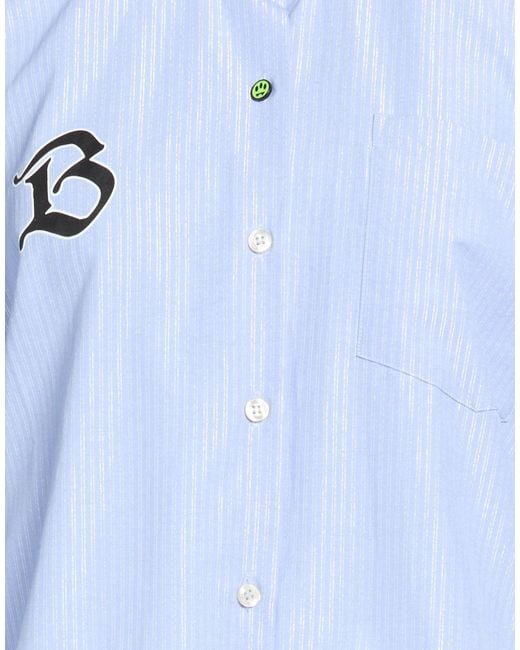 Barrow Blue Shirt Cotton, Polyester, Polyamide
