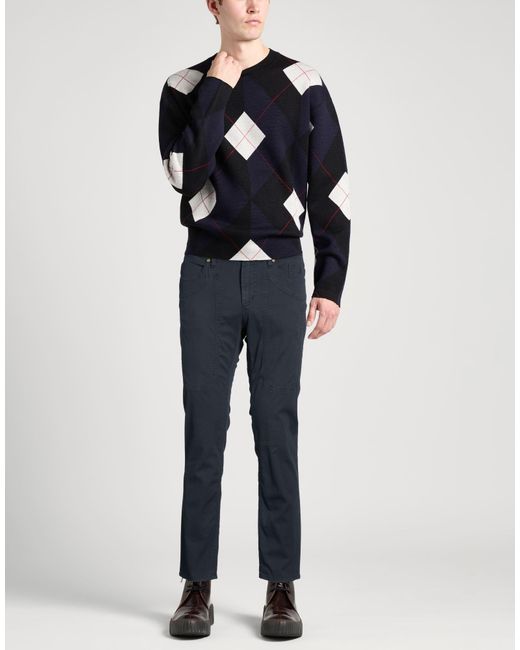 Jeckerson Blue Trouser for men