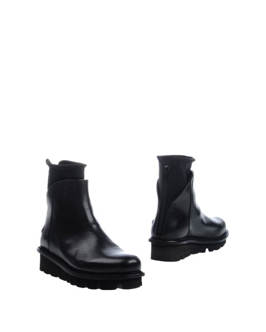 Patrizia Bonfanti Black Ankle Boots