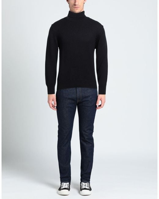 Bl'ker Blue Turtleneck for men