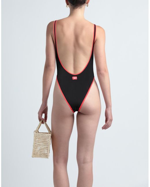 DIESEL Black One-piece Swimsuit