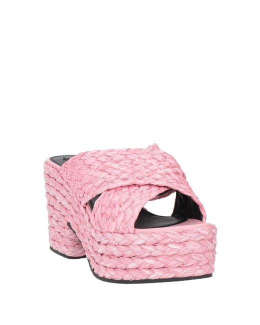 Sergio Rossi Pink Espadrilles
