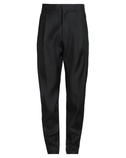 DSquared² Black Pants Virgin Wool, Silk for men