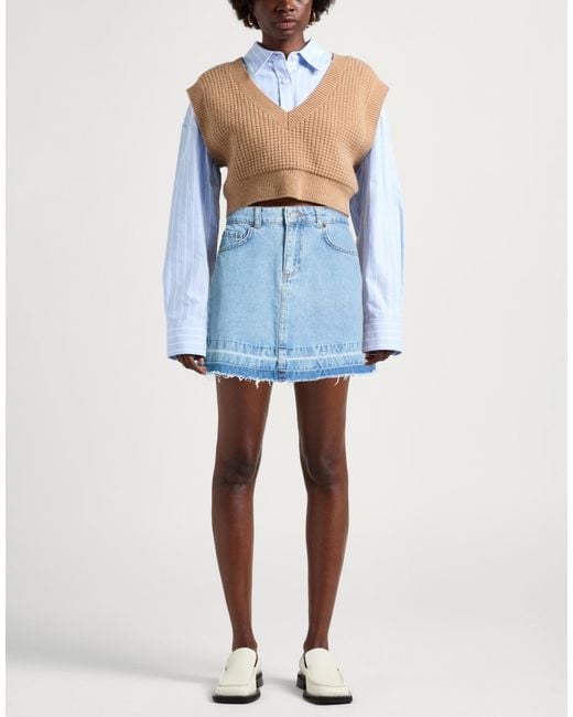 Kaos Blue Denim Skirts