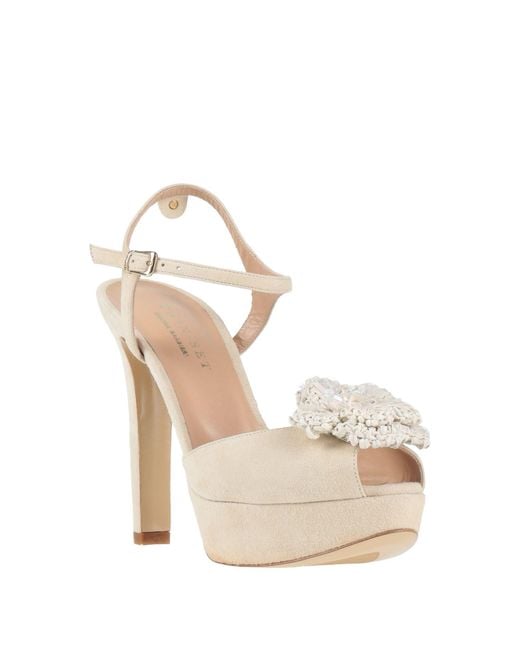 Twinset Natural Sandals Leather