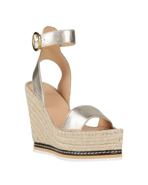 Odissi Natural Espadrilles Leather