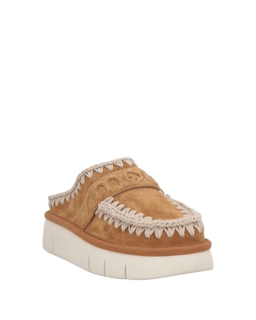 Mou Brown Mules & Clogs