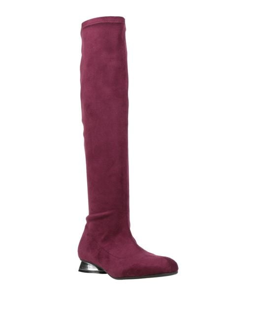 Maliparmi Red Boot Textile Fibers