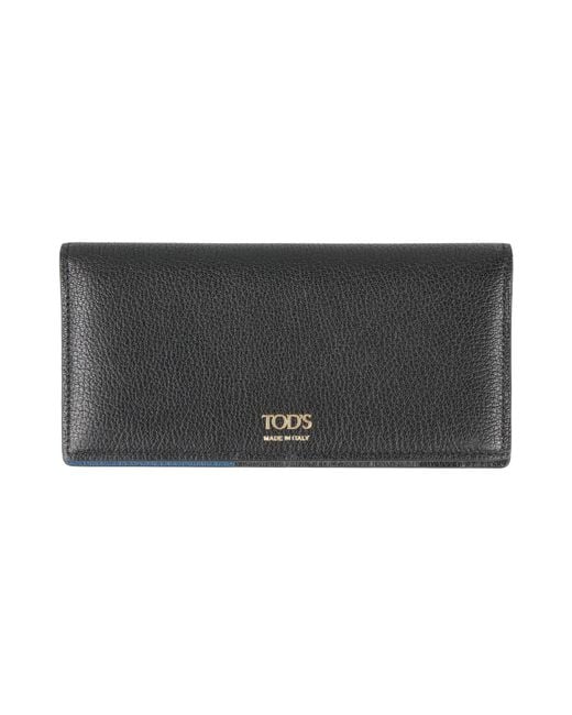 Tod's Black Wallet Leather for men