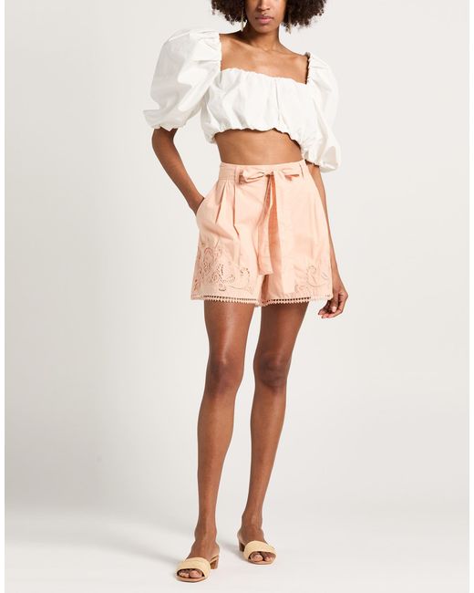 Twinset Natural Shorts & Bermuda Shorts