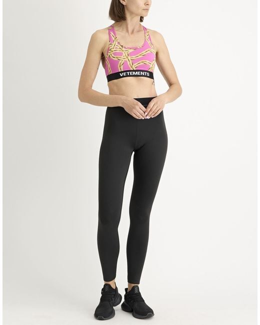 Vetements Pink Top Polyamide, Elastane