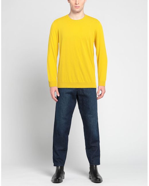 Drumohr Yellow Sweater for men