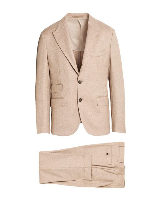 Eleventy Natural Suit Wool, Viscose, Polyamide, Elastane for men