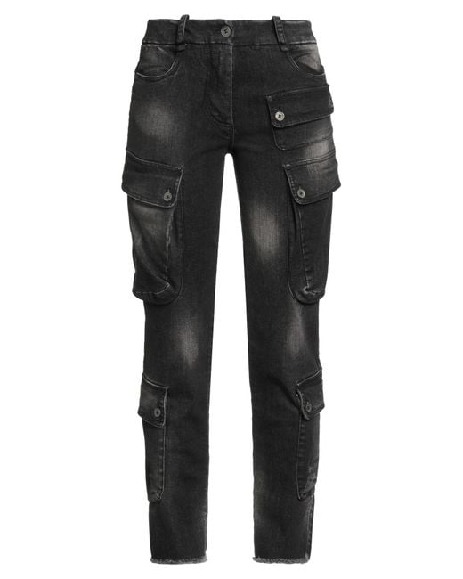 Masnada Black Jeans Cotton, Elastane