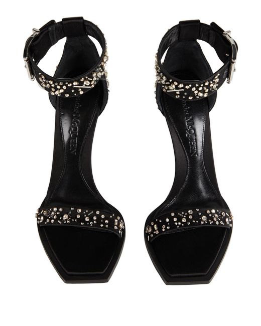McQueen Black Sandals