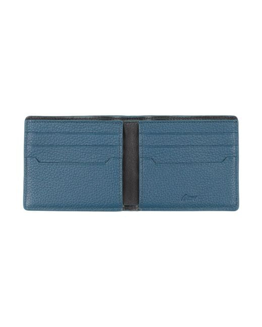Brioni Blue Cardholder for men