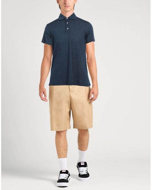 Polo di Isaia in Blue da Uomo