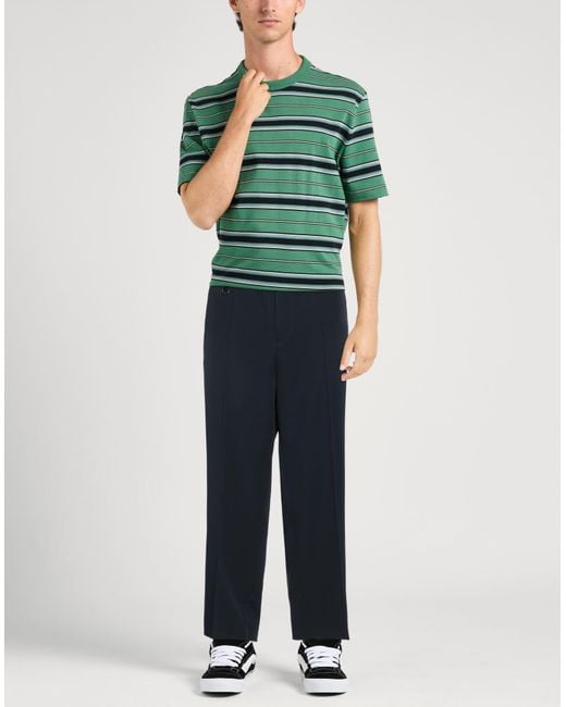 Messagerie Blue Patrizio Piscaglia Pants Polyester, Viscose, Wool, Elastane for men