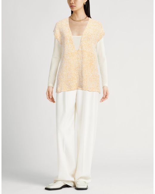 Fabiana Filippi Natural Sweater Bamboo Fiber, Cotton