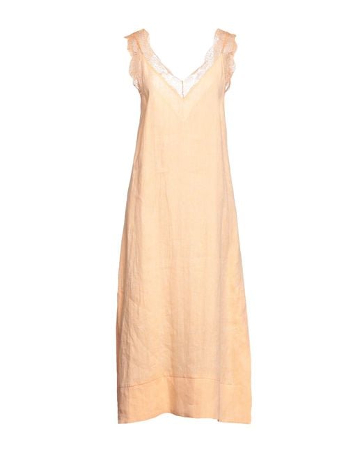 Beatrice B. Orange Midi Dress
