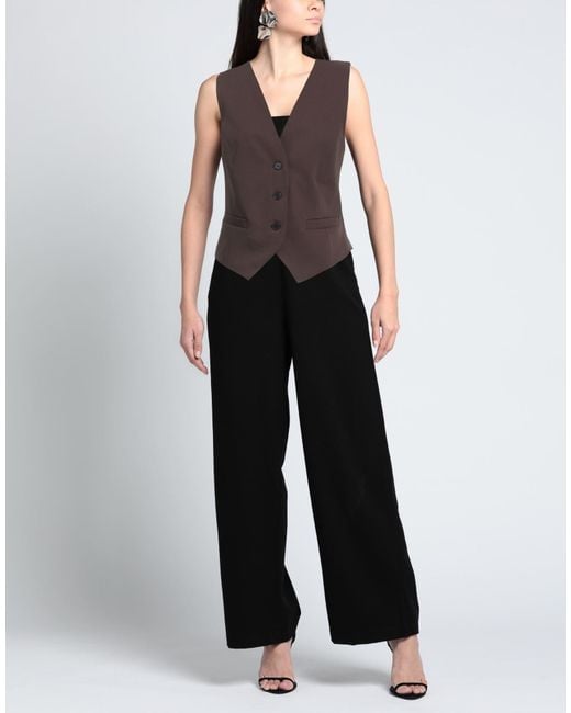 Dixie Brown Tailored Vest Polyester, Viscose, Wool, Elastane