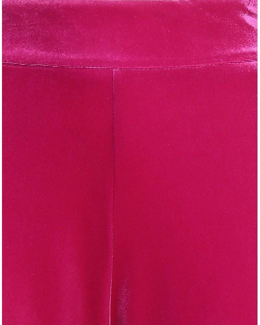 PIA B. CONCEPT Red Pants Polyester, Elastane