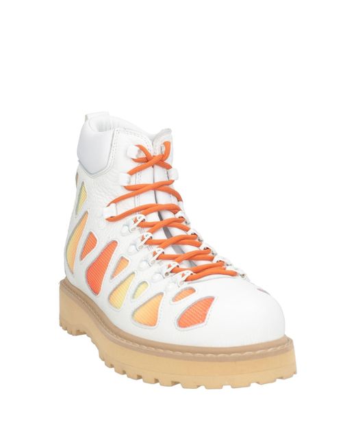 Diemme Pink Ankle Boots Leather, Textile Fibers for men