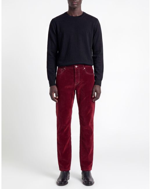 Department 5 Red Pants Cotton for men