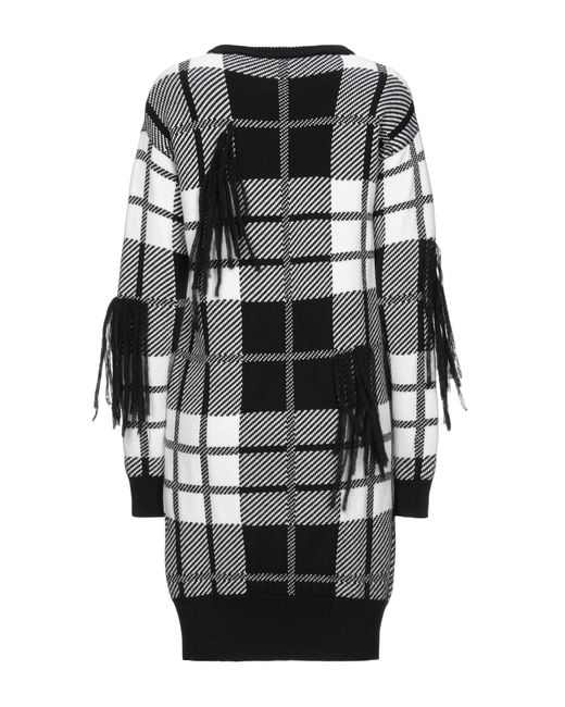 Philipp Plein Gray Mini Dress Wool