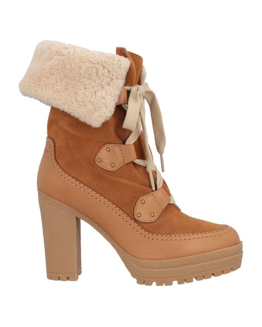 See By Chloé Brown Ankle Boots