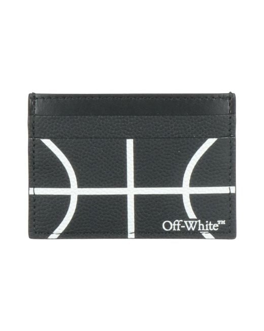 Off-White c/o Virgil Abloh Black Cardholder Calfskin for men