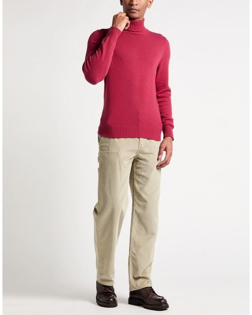 Drumohr Red Turtleneck for men