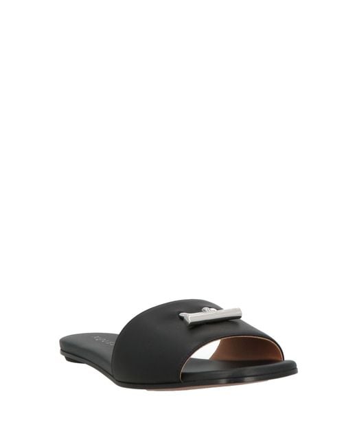 McQueen Black Sandals