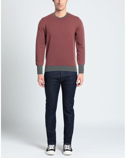 Pullover Drumohr pour homme en coloris Red