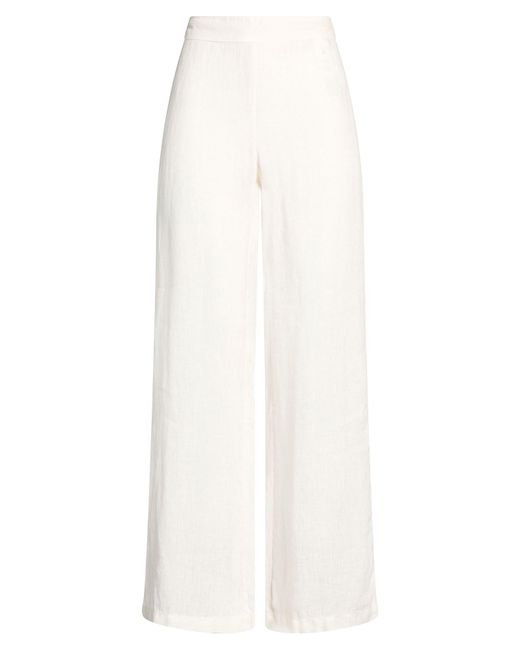 120% Lino White Pants