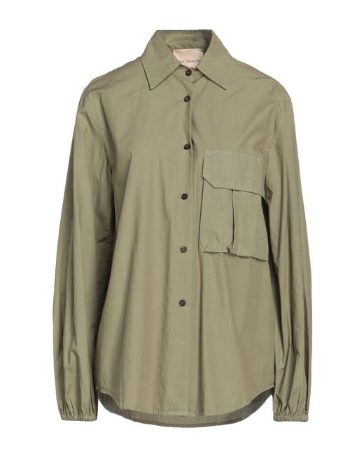 Erika Cavallini Semi Couture Green Shirt