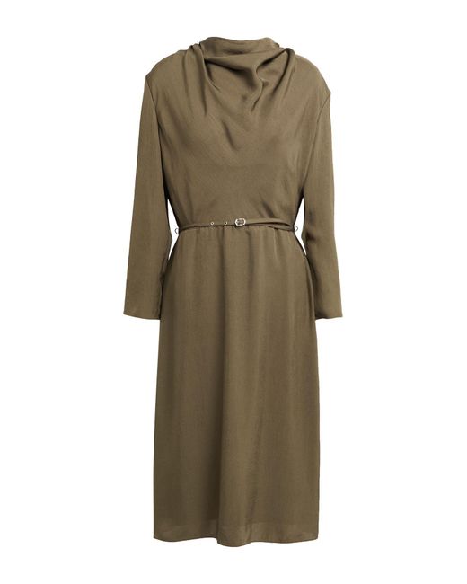Bally Green Midi Dress Acetate