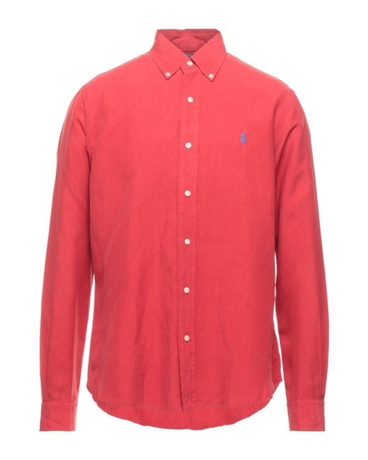 Polo Ralph Lauren Red Shirt for men