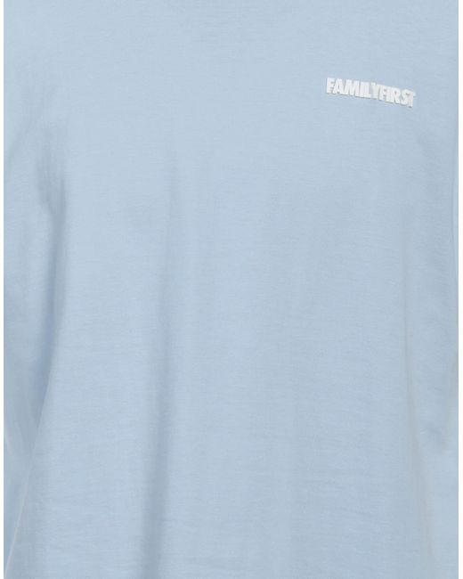 FAMILY FIRST Blue T-shirt for men