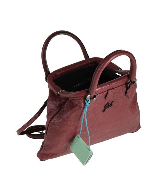 Gabs Red Mauve Handbag Calfskin