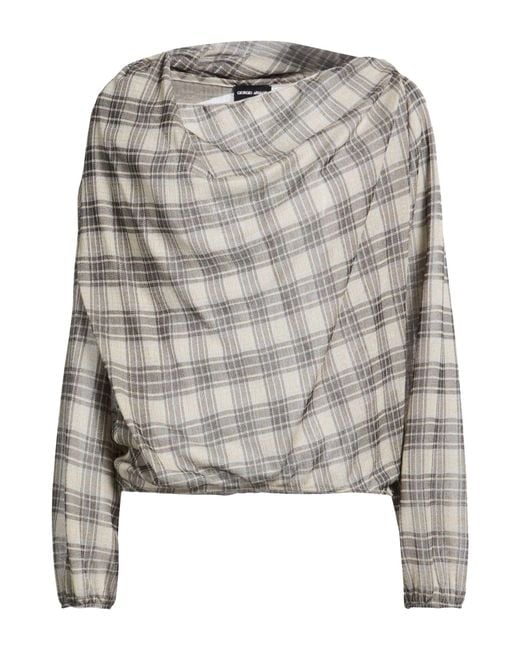 Giorgio Armani Gray Top