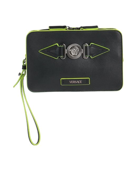 Versace Green Handbag for men