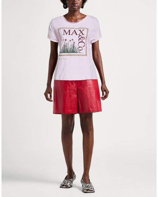 MAX&Co. with FATMA MOSTAFA Pink T-Shirts