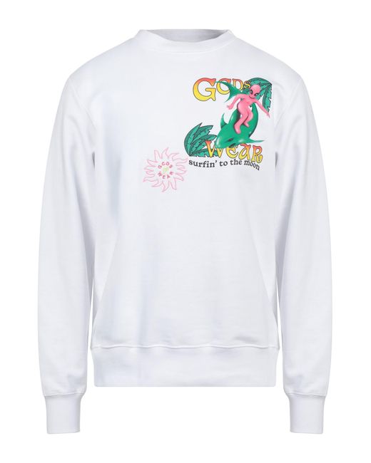 Gcds White Sweatshirt for men